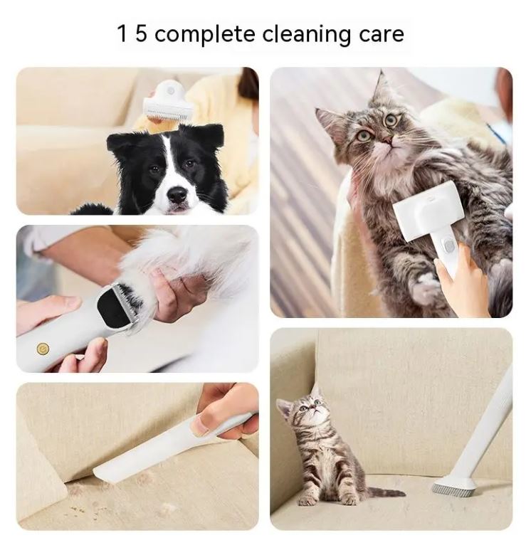 5-in-1 Pet Grooming Vacuum System