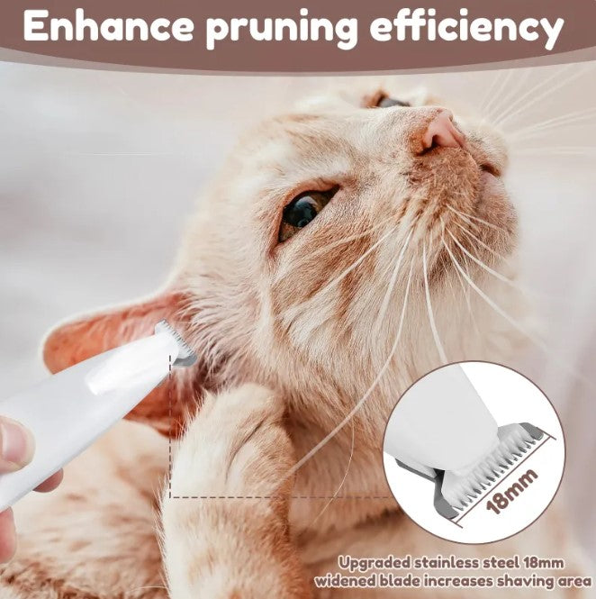 Rechargeable Pet Paw Trimmer with LED Light